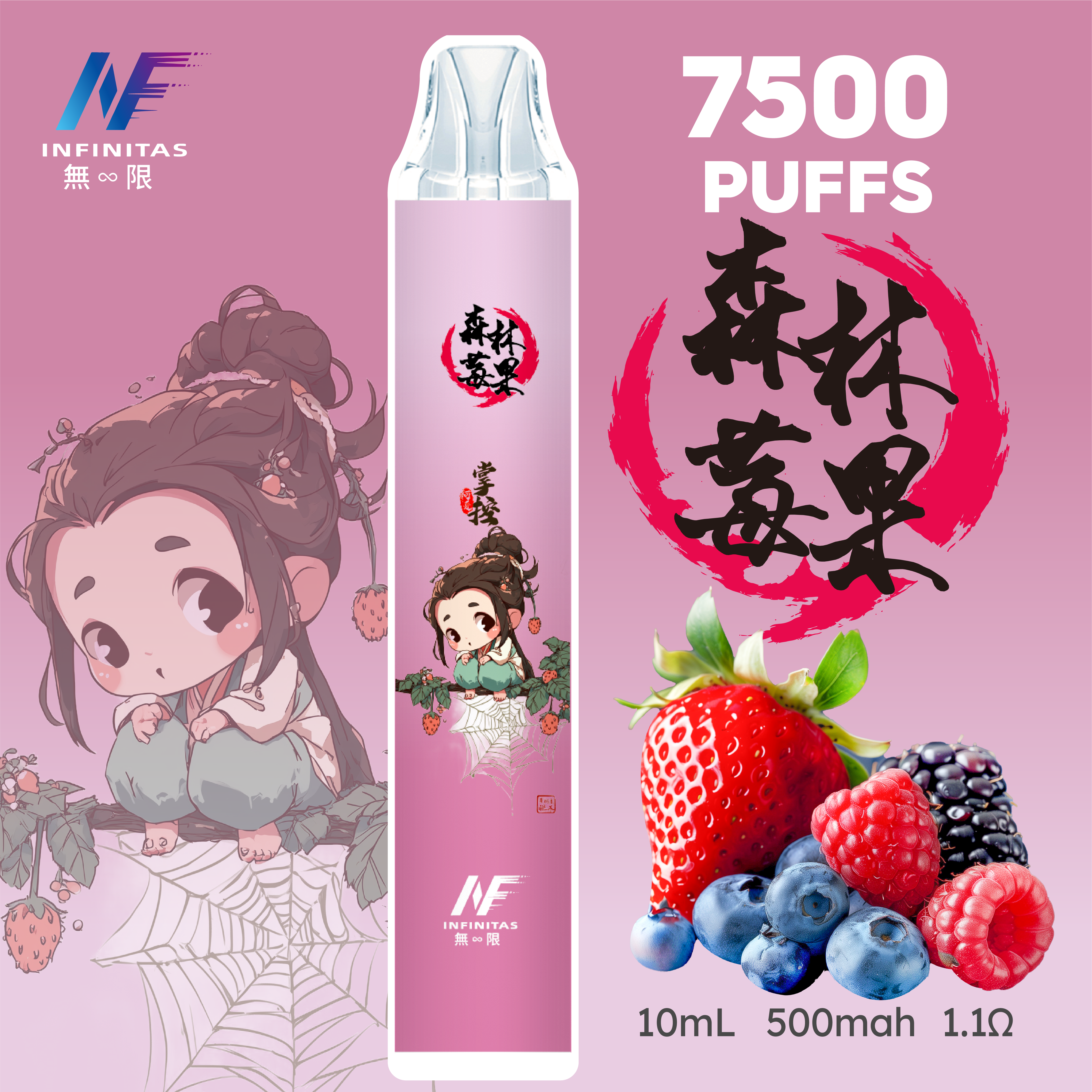 INF拋棄式 7500口  鬼滅系列