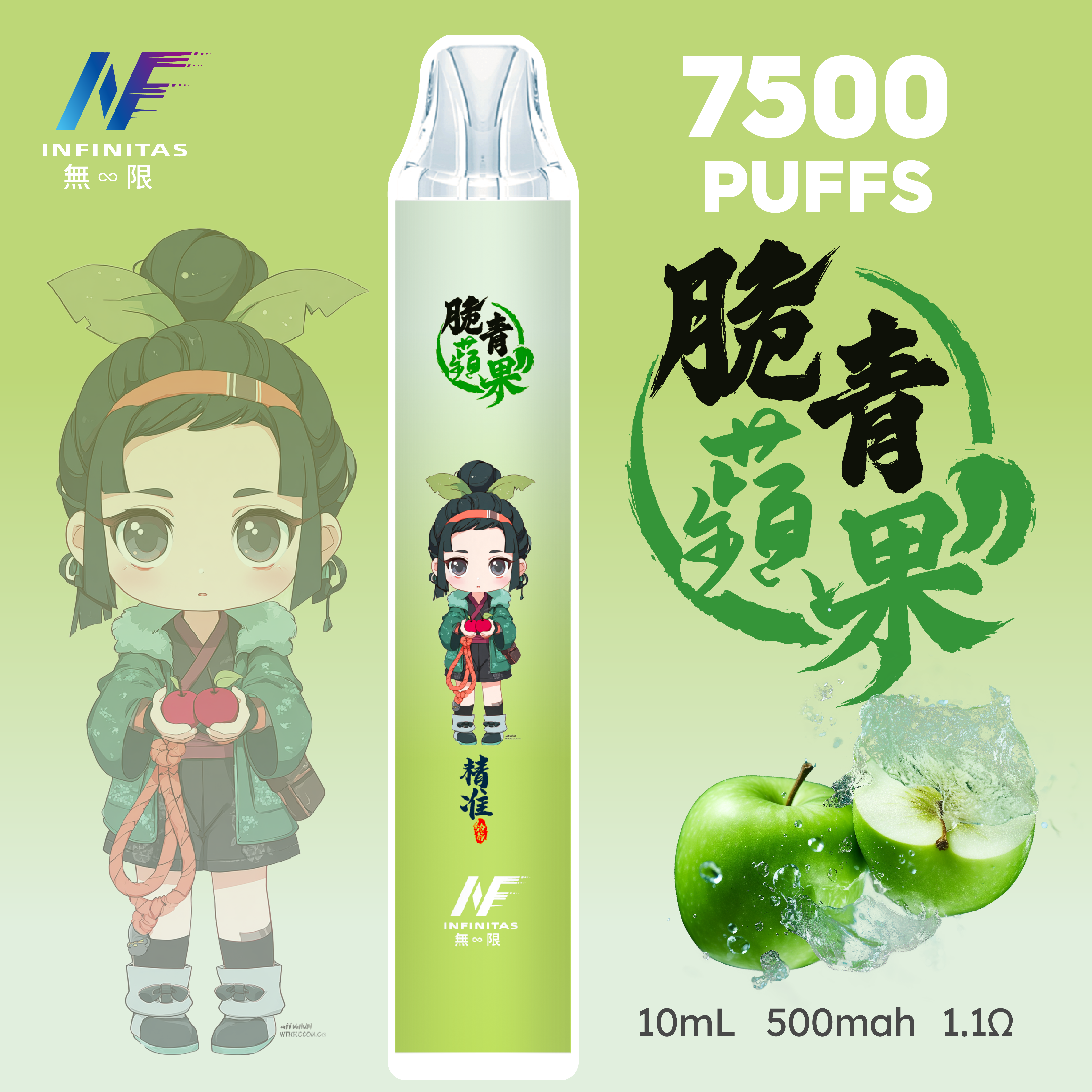 INF拋棄式 7500口  鬼滅系列